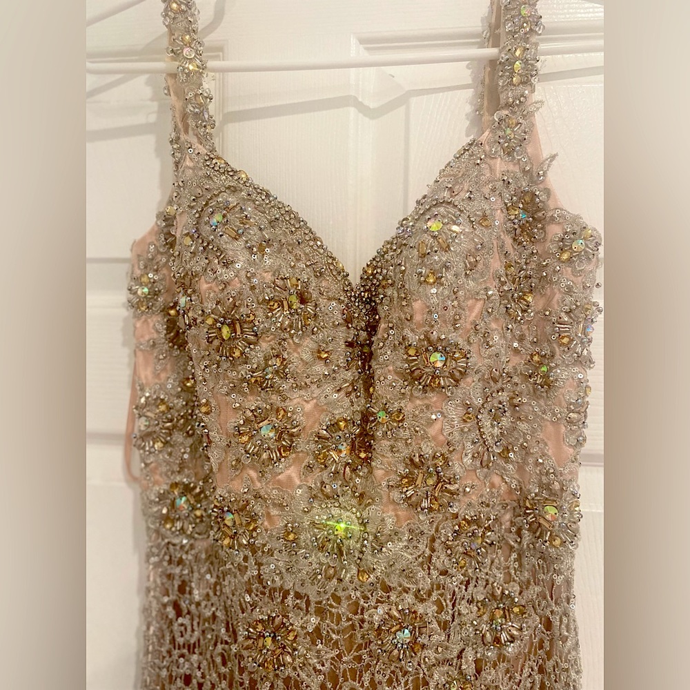 Mac Duggal beaded gown
